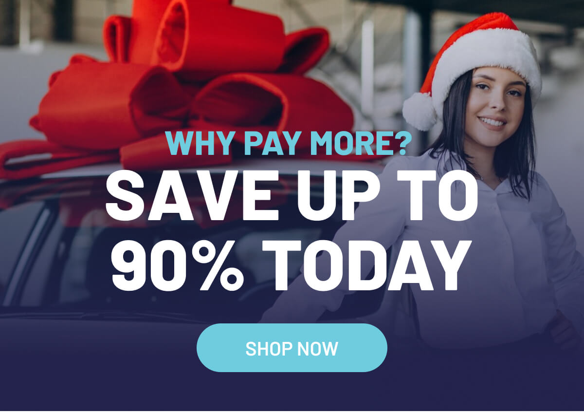 SAVE UP TO 90% TODAY