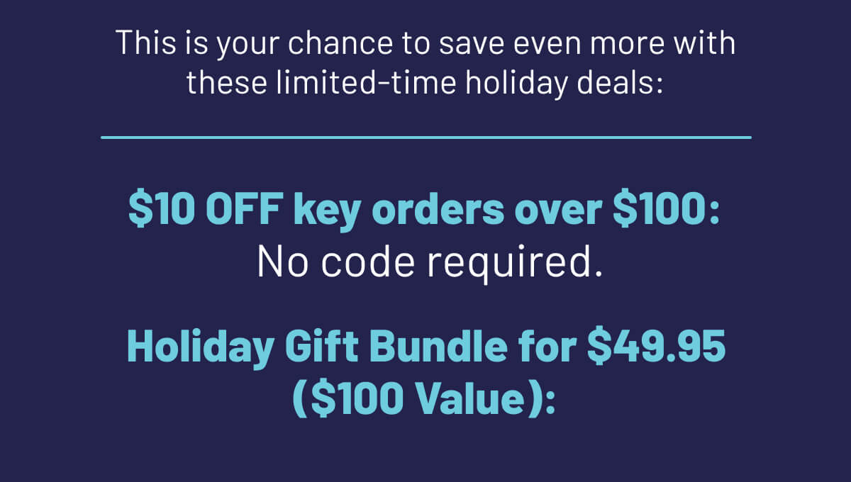 This is your chance to save even more with these limited-time holiday deals: