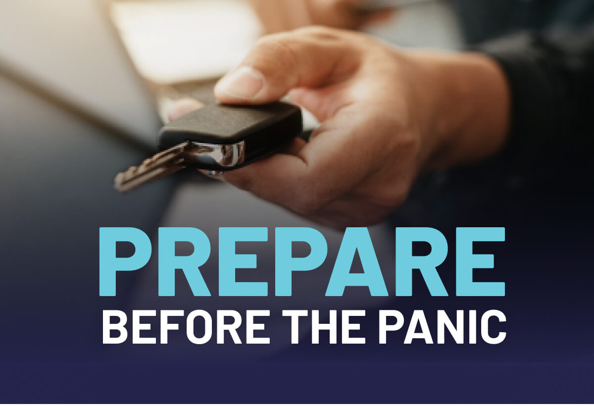 Prepare before the panic