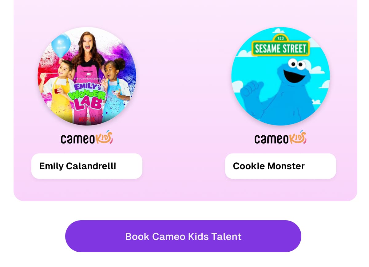 Cameo Kids: The best talent to put a smile on your kids face