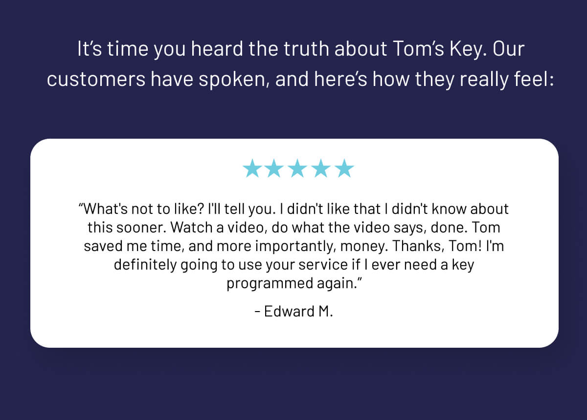 It’s time you heard the truth about Tom’s Key.