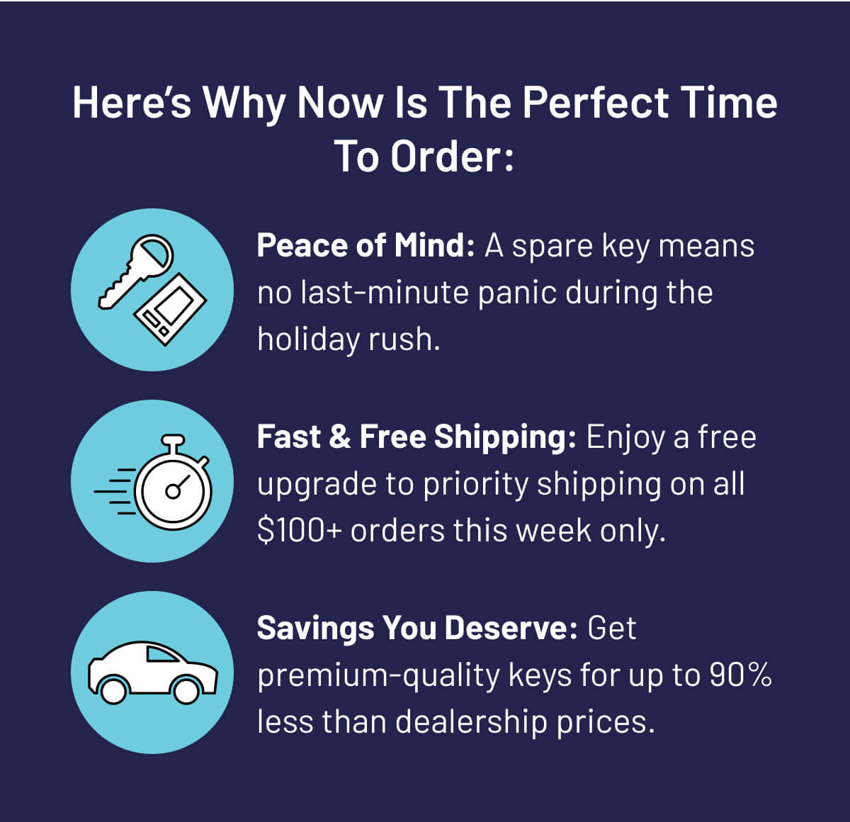 Here’s why now is the perfect time to order: