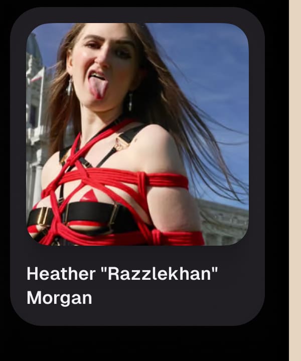 Heather "Razzlekhan" Morgan