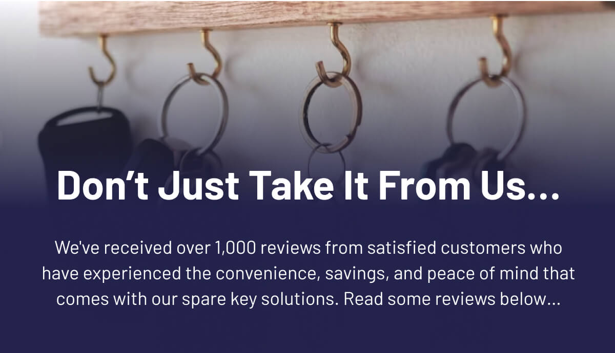 Over 1000 reviews from satisfied customers