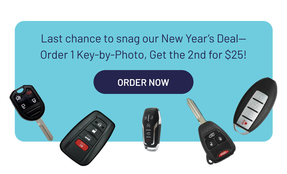 Last chance to snag our New Year’s Deal—Order 1 Key-by-Photo, Get the 2nd for $25!