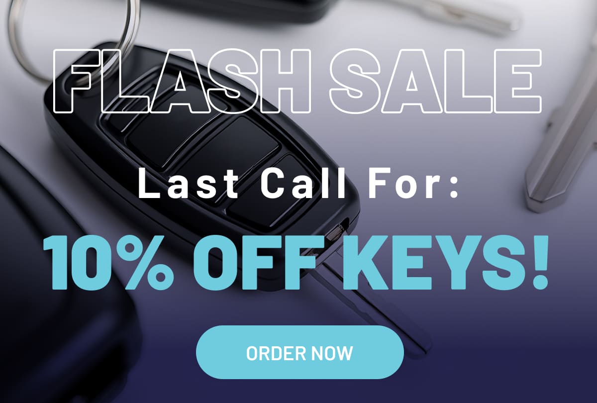 Last Call For: 10% Off Keys!