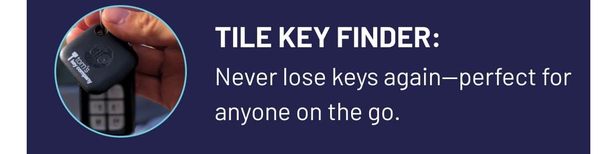 Tile Finder: Never lose keys again- perfect for anyone on the go.